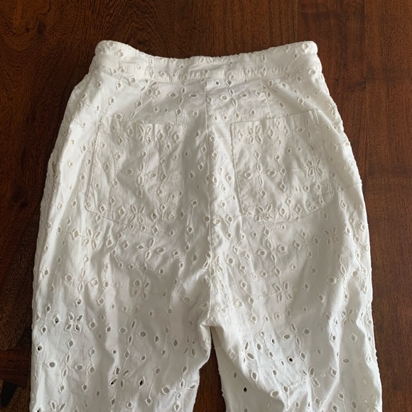 Free People 0 Dainty White Pants - Picture 7 of 7